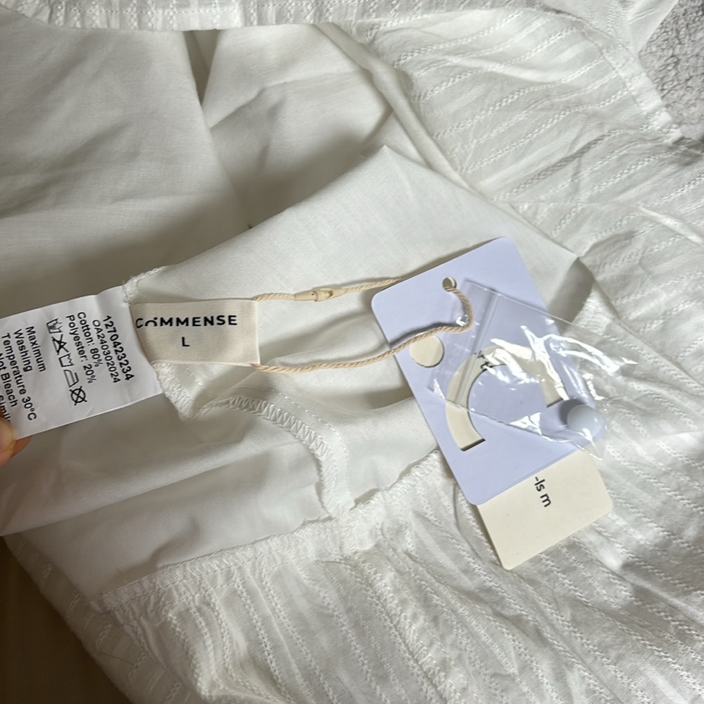 NWT Commense White Midi Dress - Picture 10 of 11